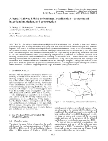 Más sobre Deslizamientos de Tierra y Taludes Ingenierizados: Protegiendo a la Sociedad a través de una Mejor Comprensión
