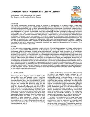 Más sobre Falla de Tablestacas – Lección Geotécnica Aprendida